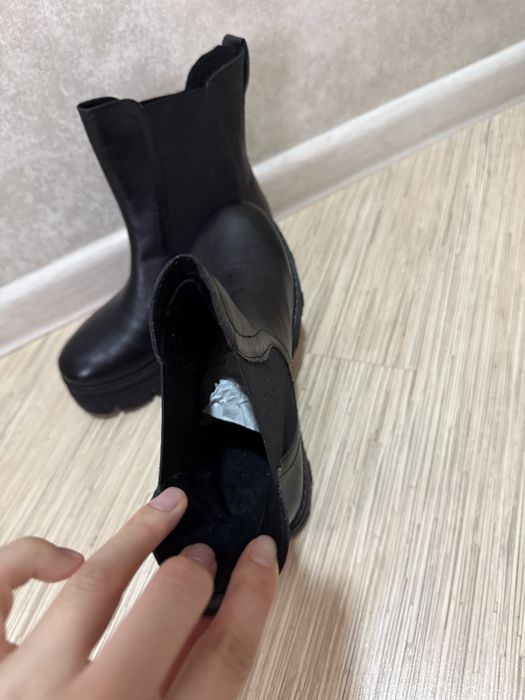 Ботинки челси кожа