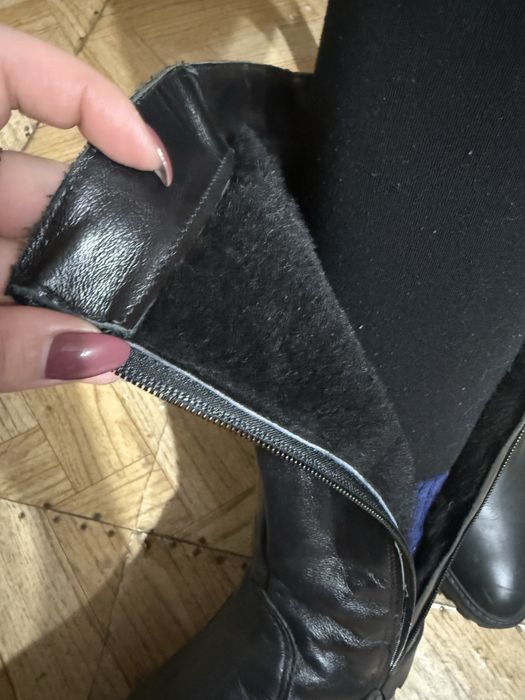 Сопоги зимние кожаные