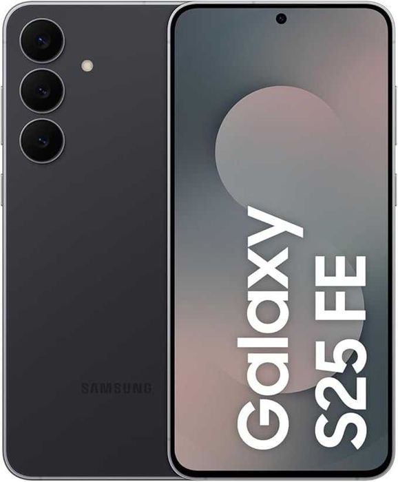 Нов! 2г. Гаранция! Samsung Galaxy S25 FE 5G 256GB + 8GB RAM, Jetblack