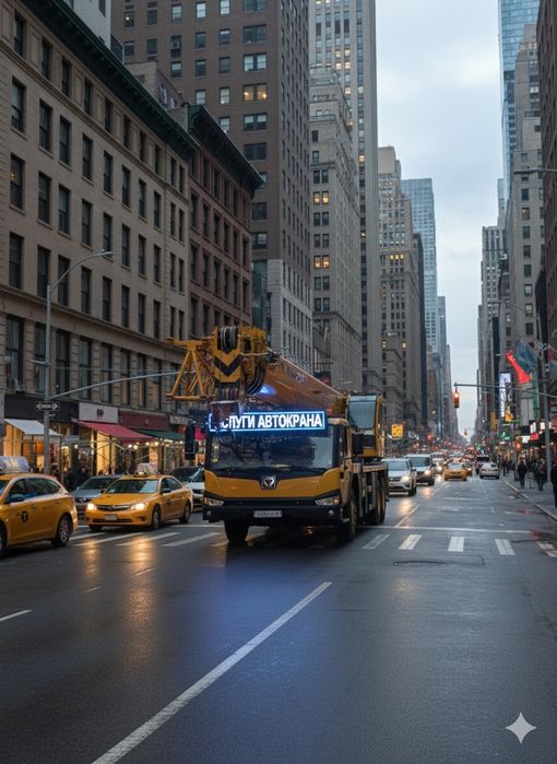 Услуги автокрана    автокрана 25 тон стрела 42 метров