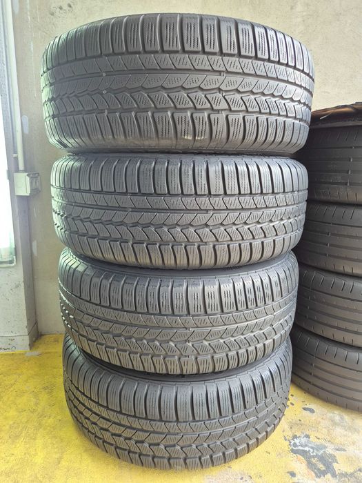 4 ROTI Jante + Anvelope M+S - 265/60/18 - 5x130 - OEM Mercedes G-Class W463 - Continental 2024 + Senzori Presiune OEM