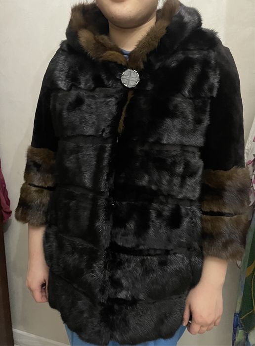 Норковая шуба размер XL