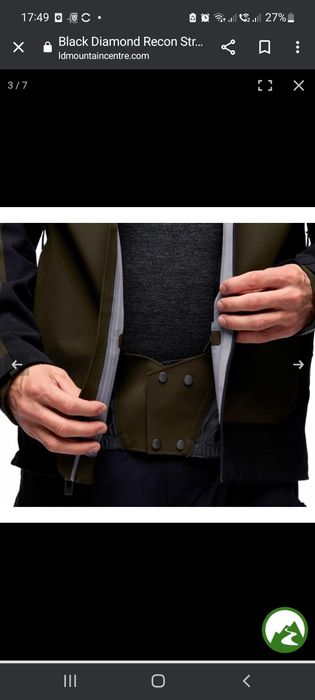 Geaca Black Diamond  schi ski mar L noua