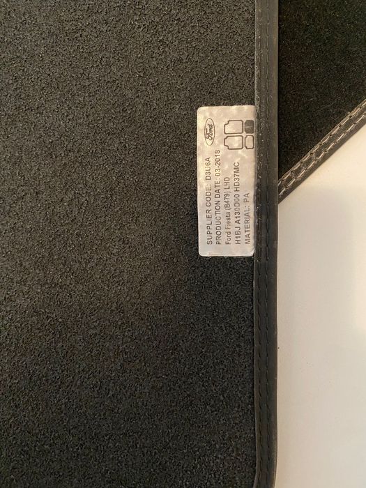 Covorase noi originale mochetate din velur Ford Fiesta B479