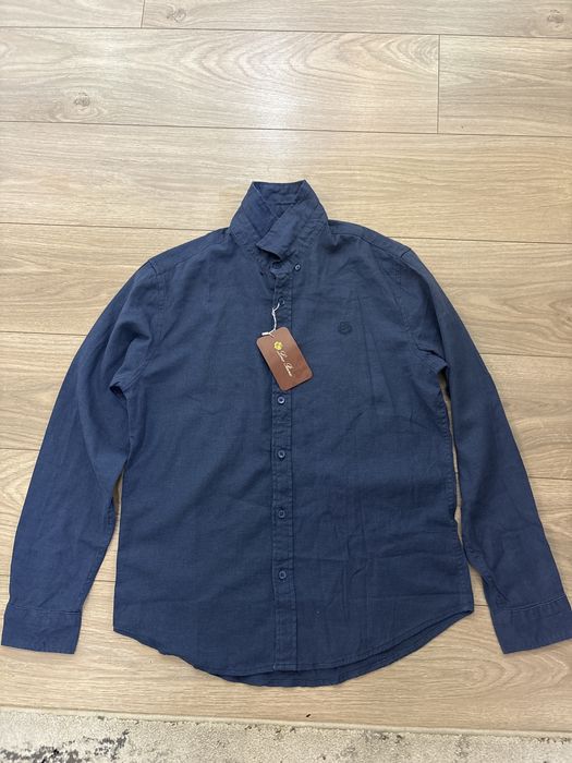 Loro Piana риза синя