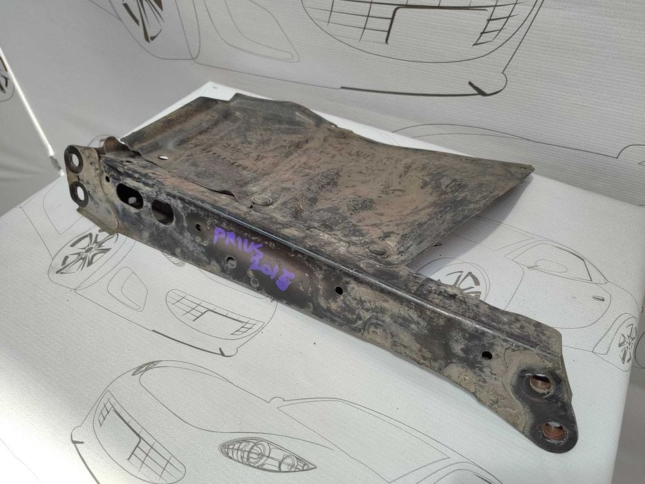 Scut Protectie Motor Stanga cu Suport Metalic Toyota Prius (XW30) Hatchback 2009–2015 / Cod OEM 51444-12050 (5D2)