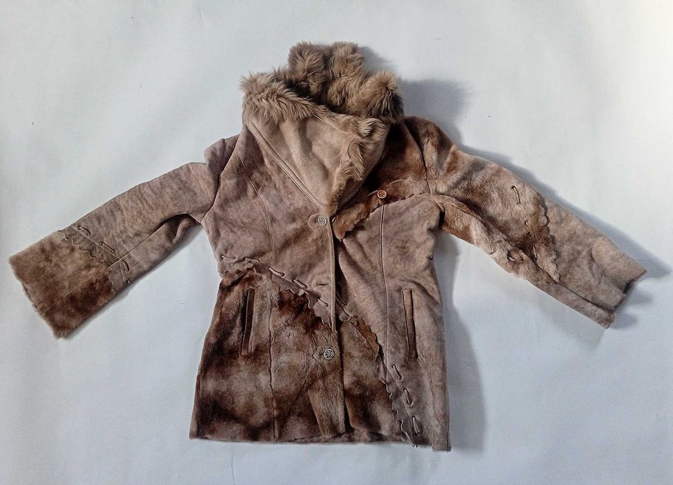 Дамско кожено палто ViaVeneto