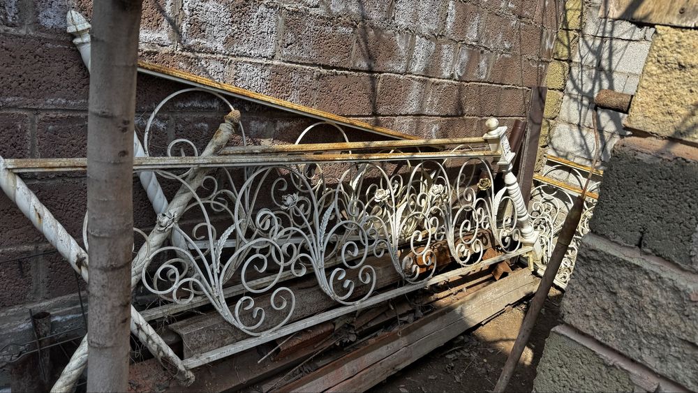 Кованные перила , элементы б/у