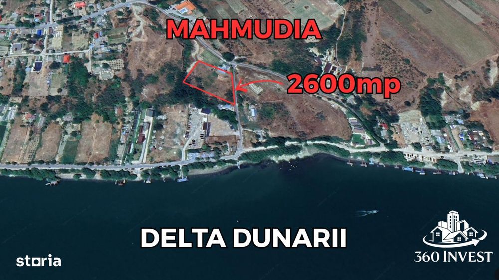 Teren de vanzare/schimb in Delta Dunarii - Mahmudia