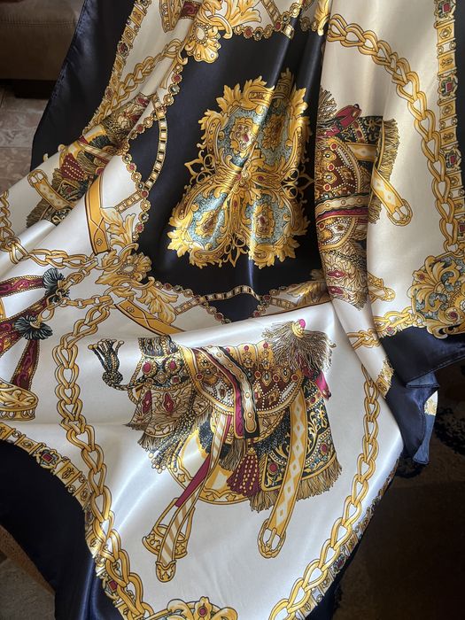 Уникален  голям шал кашмир в стил  Van Cleef