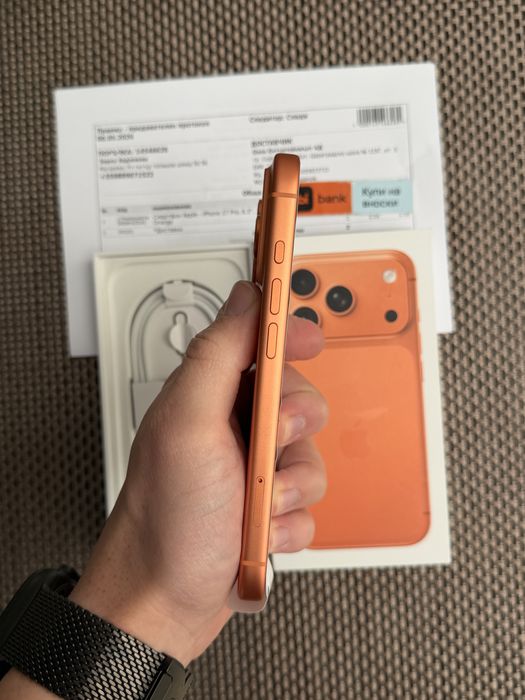 НОВ! *ЛИЗИНГ* iPhone 17 Pro 256Gb Cosmic Orange 24М ГАРАНЦИЯ