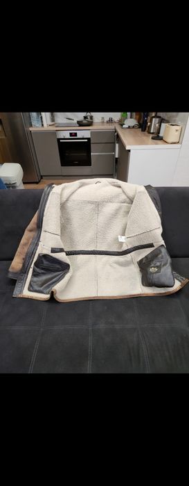 Мужская дубленка, б/у