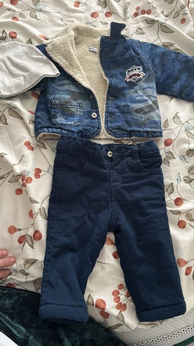 Теплый костюм 74 см