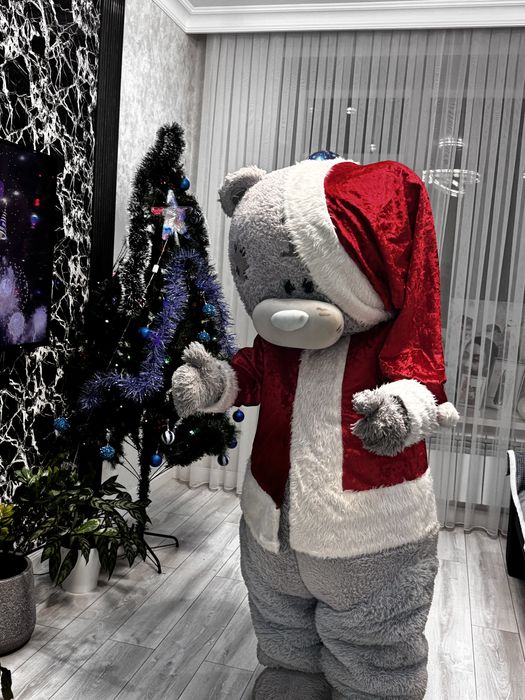 Тедди мишка серый