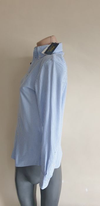 POLO Ralph Lauren Oxford Stripe Knit Cotton M НОВО ОРИГИНАЛ Дамска Риз