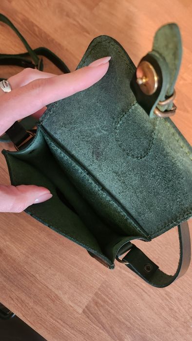 Geanta piele dimensiune mica