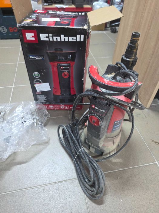 Pompa submersibila apa murdara Einhell GE-DP 6935 A ECO 690 W 17500 lh adancime 7 m inaltime 9 m particule 35 mm