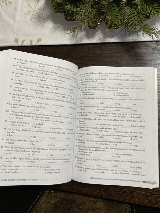 teste limba engleza gramatica si vocabular