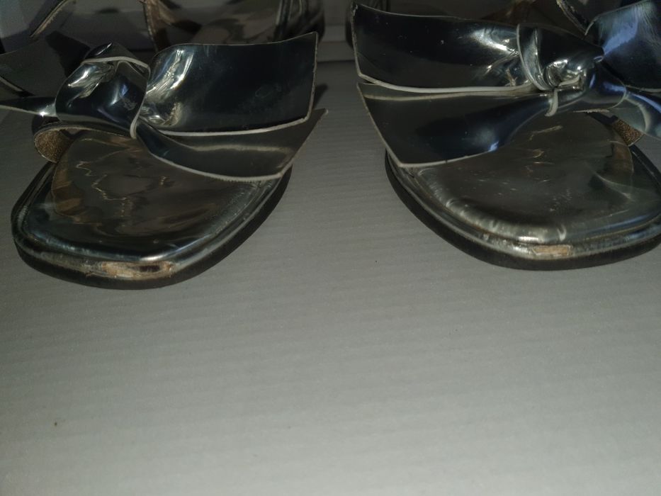 Sandale 36 Zara argintii