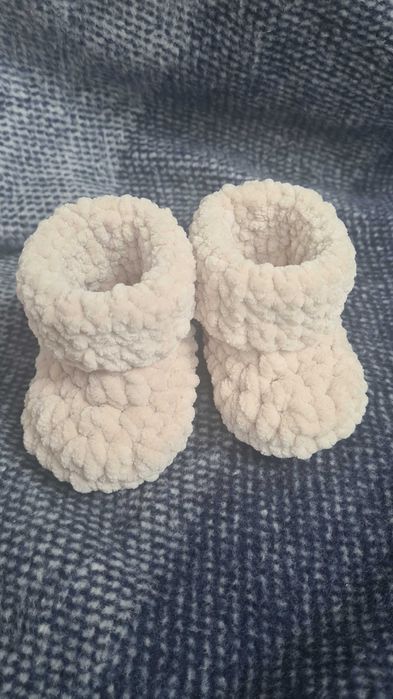 Ръчно плетена плюшена играчка мече Подаръчна бебешка кутия