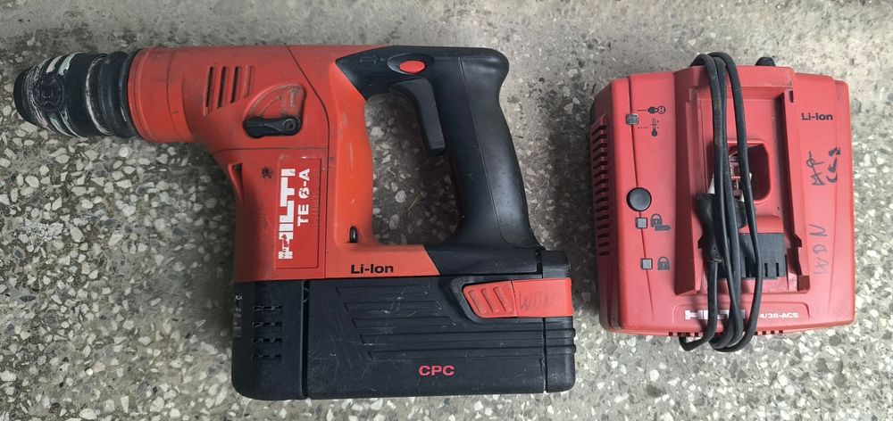 HILTI TE 6-A,с батерия и зарядно