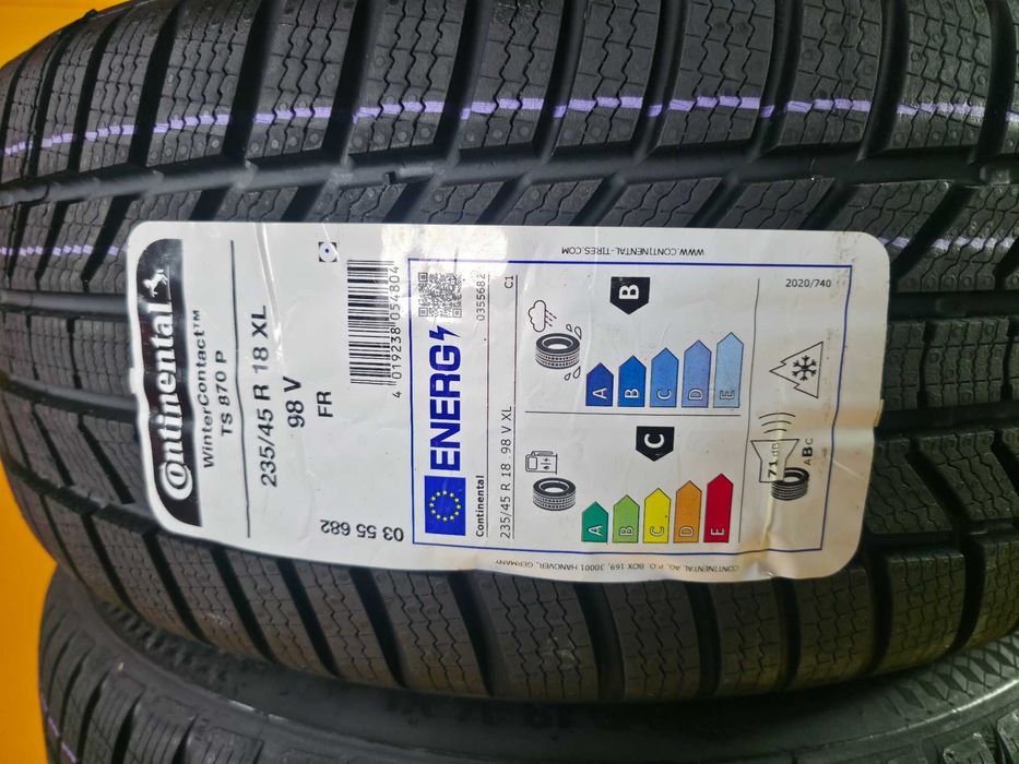 Roti Jante Anvelope IARNA 235/45/18 5x112 OEM VW Passat NOI 2025