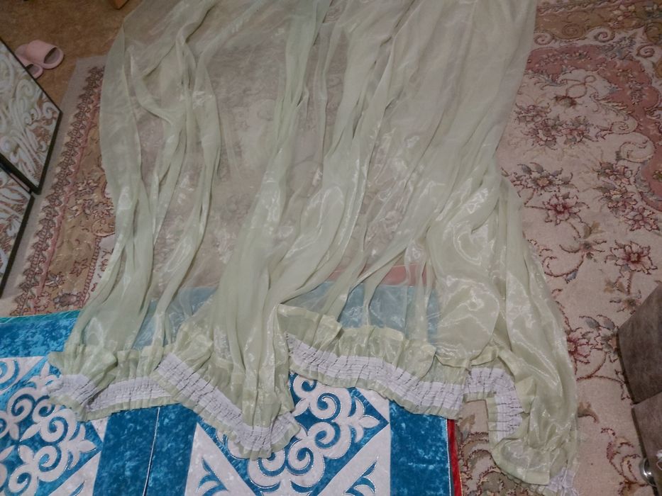 Штор зеленый (3×4)