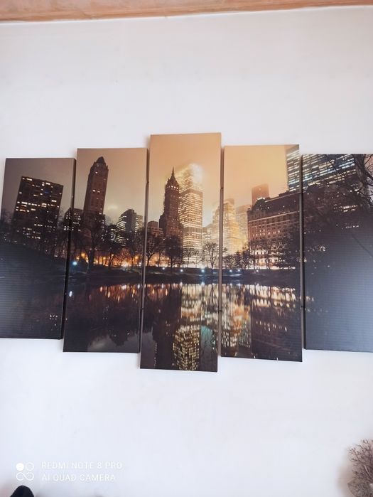 Картины большие 4 шт
