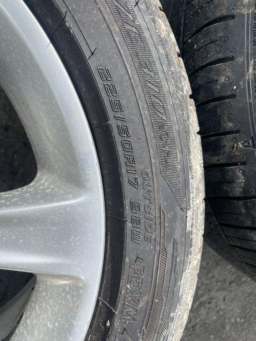 Оригинални джанти 17 с летни гуми, БМВ Ф30/ Ф31 и др (djanti 17" bmw f30)