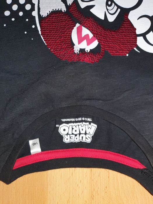 Tricou Super Mario cu paiete mar 140