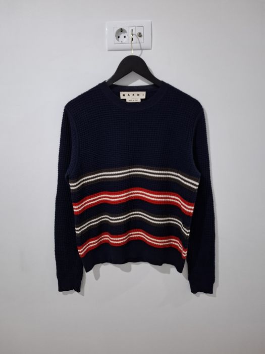 Pulover designer bărbați, MARNI, mărime S, 60% lană virgina 40% bumbac