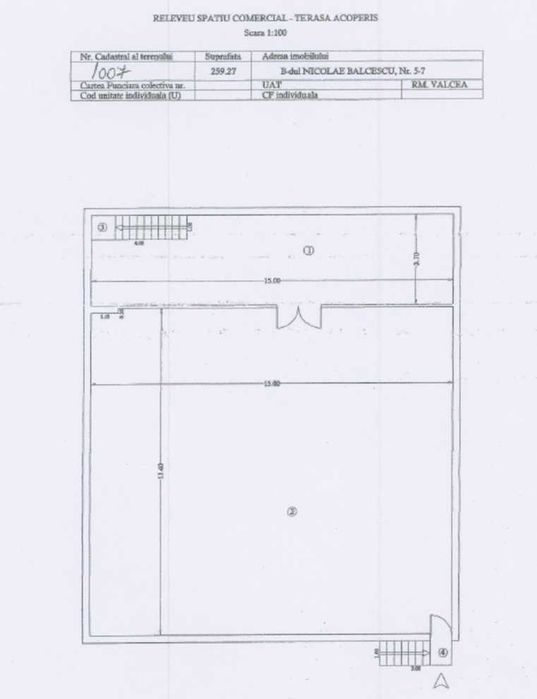 Spatiu comercial 715mp 24 trepte