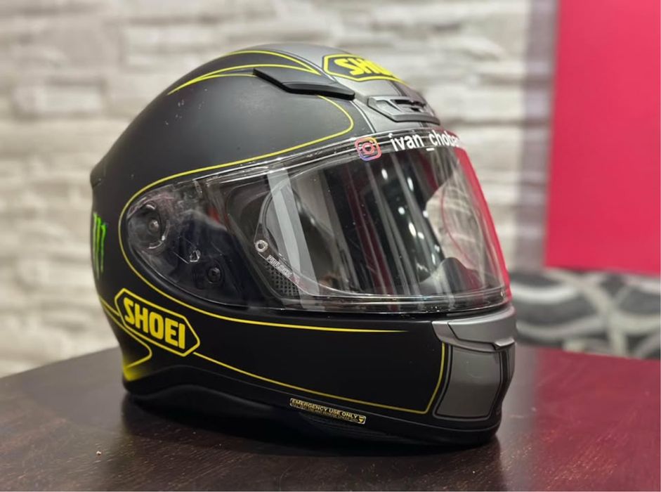 Каска за мотор Shoei NXR с фотохроматичен визьор. Размер L.