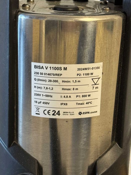 Pompa sumersibila profesionala 1100W 18000 l/h