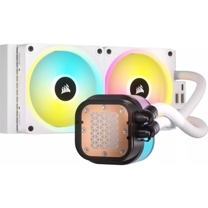 Cooler procesor Racire cu apa, CORSAIR, iCUE LINK H100i LCD AIO, 240mm, pentru CPU,sigilat