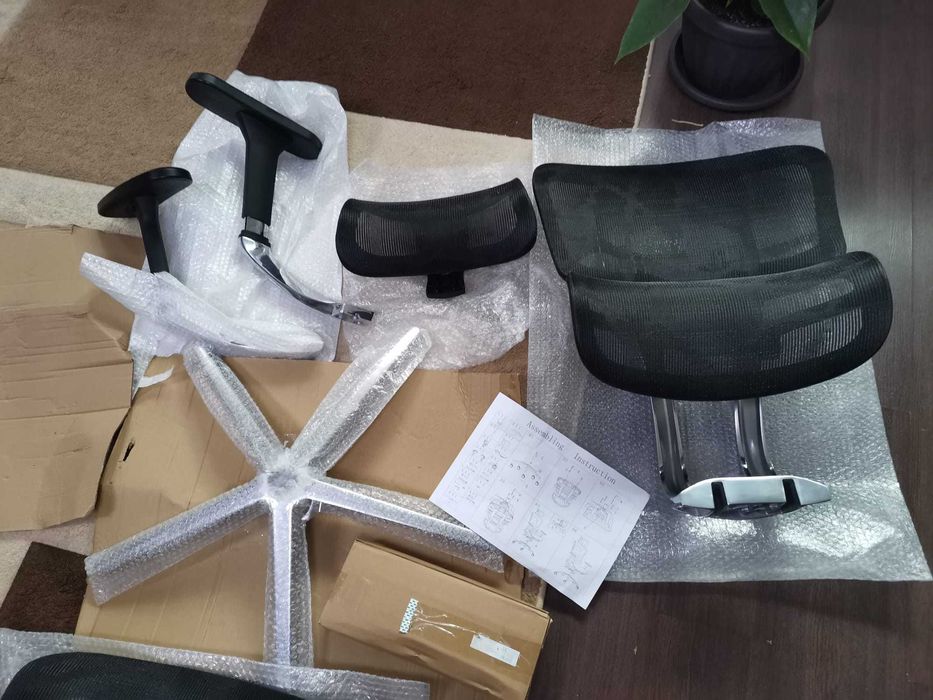 vand scaun birou ergonomic Krius-H aluminium frame black Nou ! Ultima!