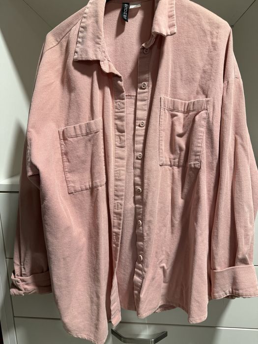 H&M розова риза/яке
