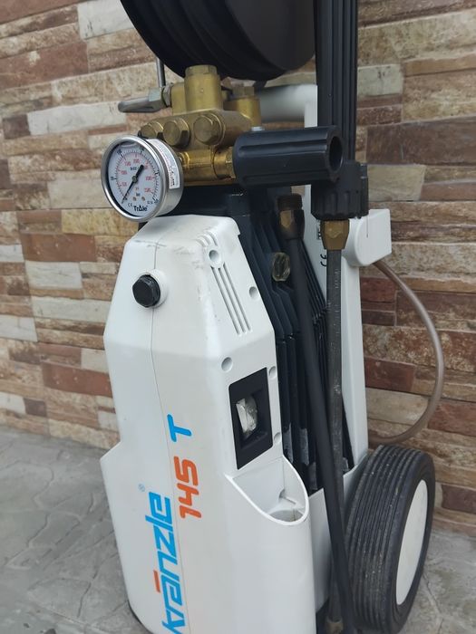 Kranzle 145T 160bar Машина за Отпушвате на Канали  дълъг маркуч с дюза