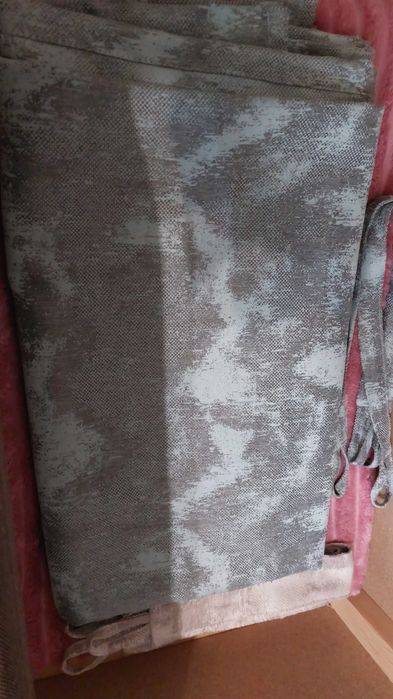Draperii in conditii perfecte am.pe crem si turcoaz