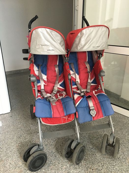 Детска количка за близнаци Maclaren Twin Techno