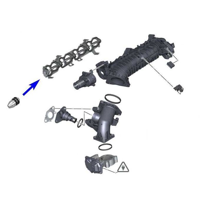 Тапa за вихрови клапи за BMW N47N N47S1