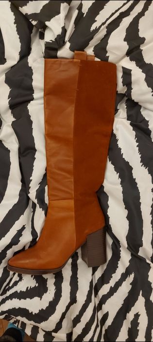 Cizme dama ZARA piele naturala