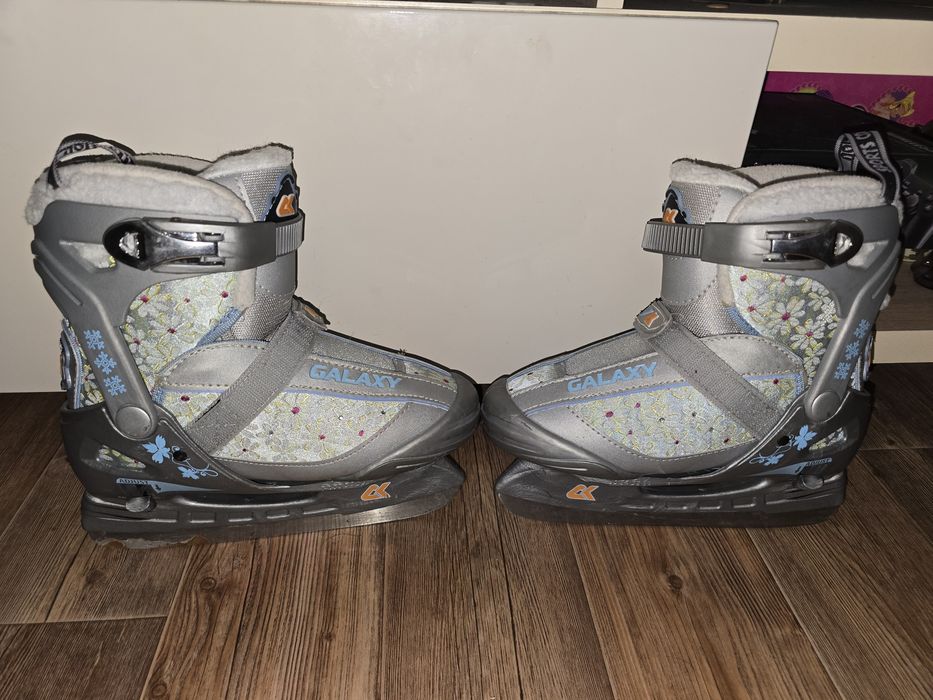 Коньки детские на девочку (раздвижные)