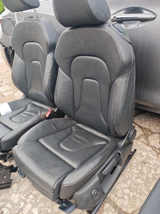 Ръчен кожен салон с подгрев надуване Audi A5 Cabrio Рекаро S-line 642