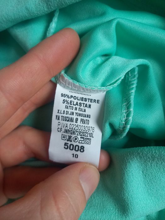 Pantaloni dama verde menta