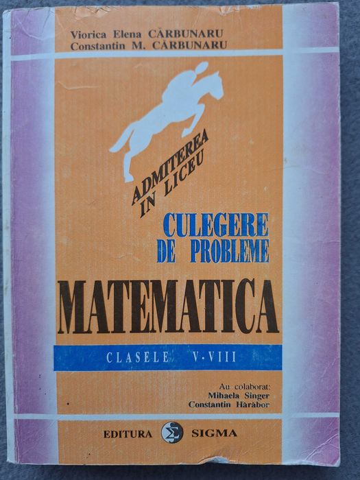 Carte  Matematica. Admiterea in liceu