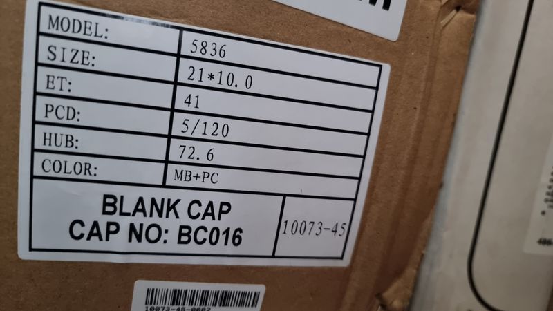 21 цола BMW-7 F01 5x120/5х120