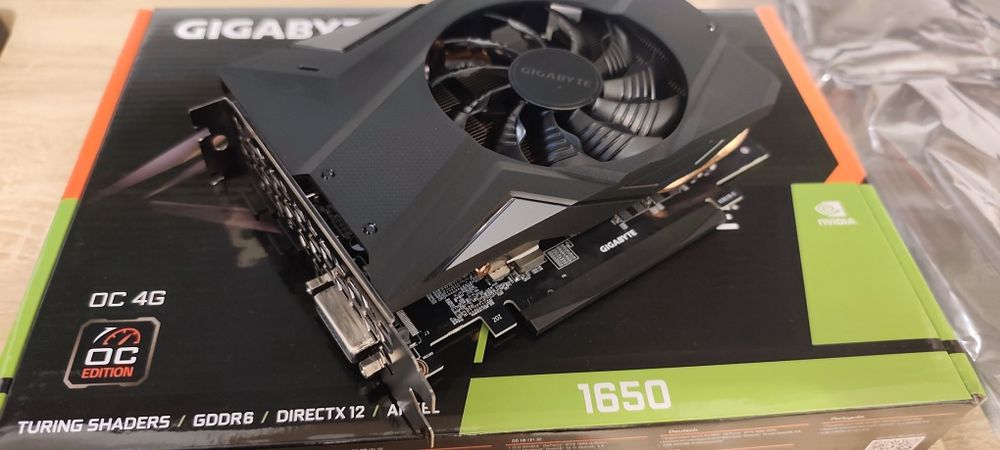 Видеокарты Nvidia Gigabyte 1650 gtx