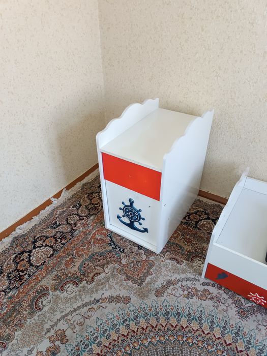 Детский комплект мебель крават шкаф