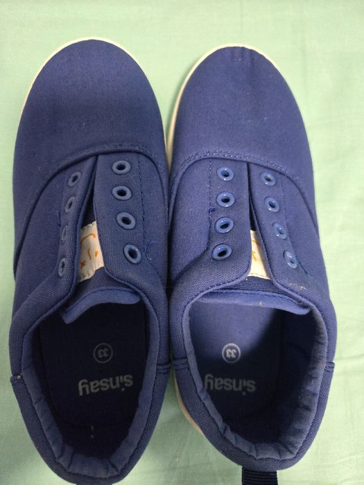 Детски сини гуменки